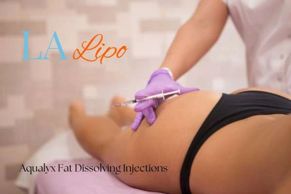 Woman having fat dissolving injections Stanford-le-Hope on thighs