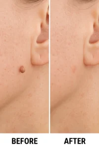 Skin tags removal Stanford-le-Hope before and after