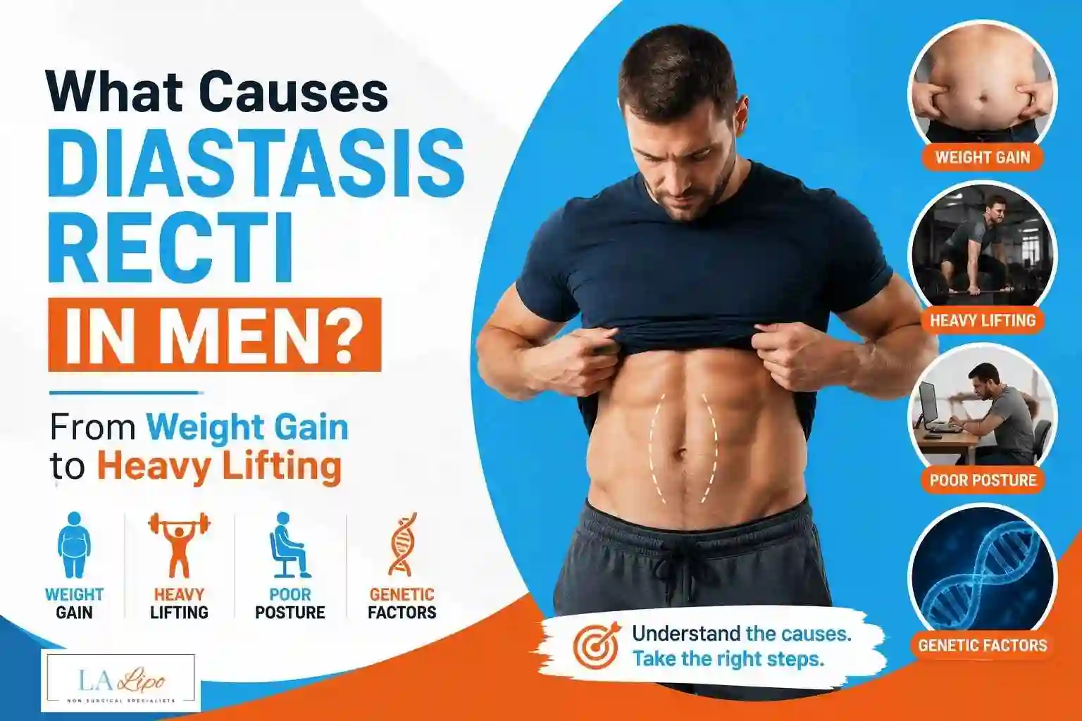 What Causes Diastasis Recti in Men? From Weight Gain to Heavy Lifting Stanford-le-Hope